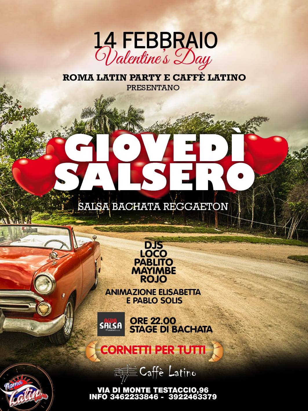 Salsa e Bachata - Caffè Latino di Roma Testaccio