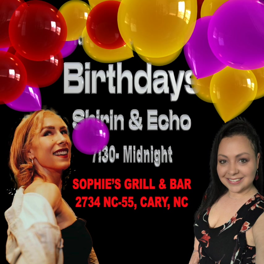 Noche de Fuego @ SOPHIES GRILL & BAR 2 Birthdays & DJ Siix