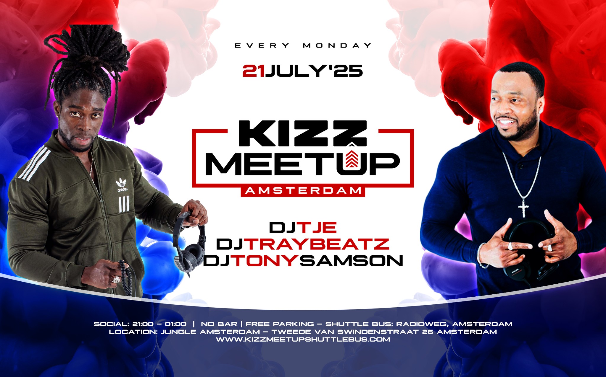 KIZZ MeetUp ‘Amsterdam’: Tony Samson x Tje x Traybeatz 5 weeks course Chamalo & Jalyssa 2 5