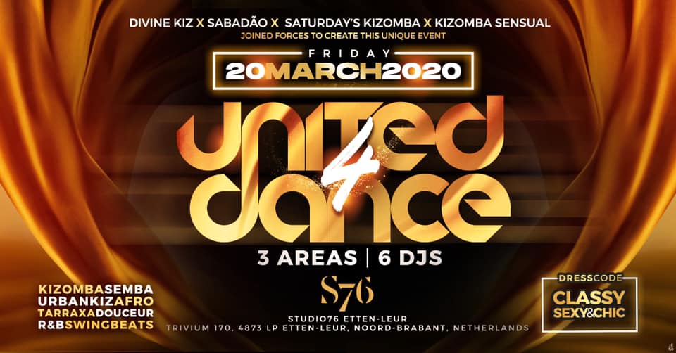 United4Dance: 4 July 2020 3 Areas, more info soon!