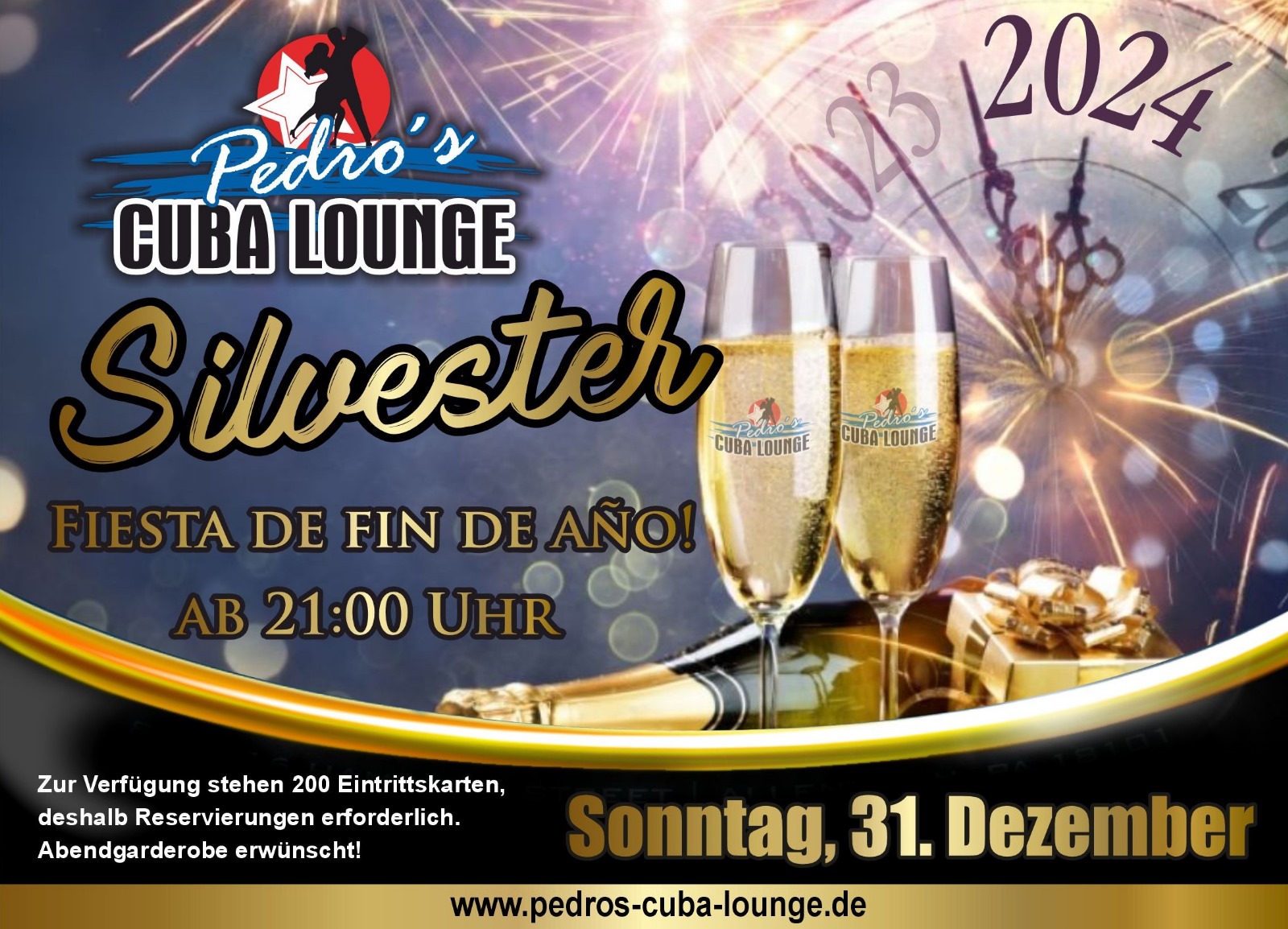 Fiesta de Fin de Año - SILVESTERABEND - SILVESTERPARTY
