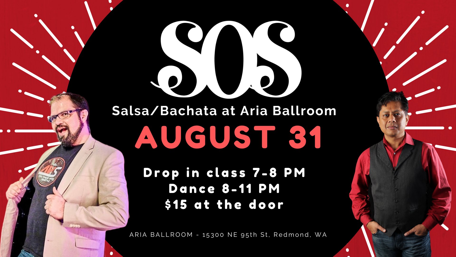 eSOeS - August 31st Salsa Bachata at Aria Ballroom