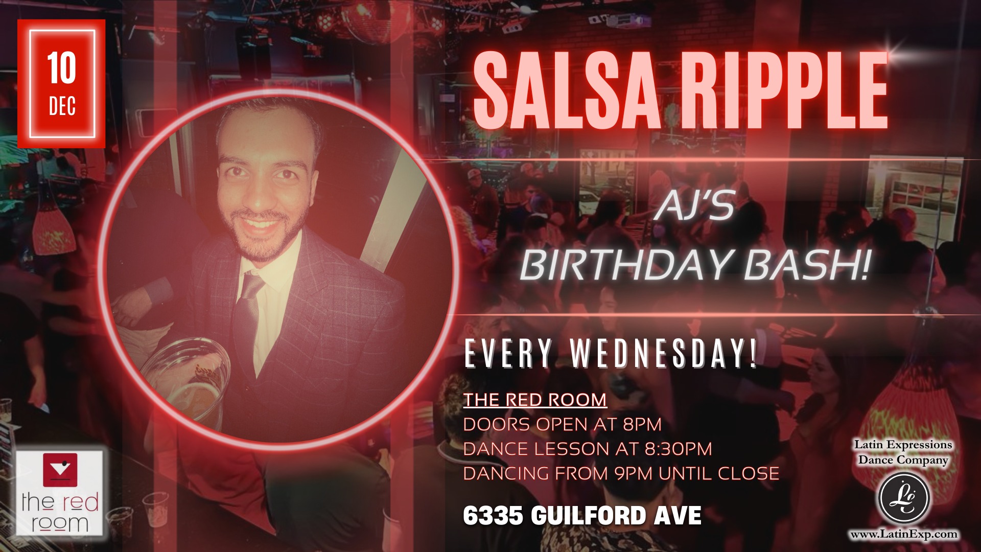 🥳🪩 Salsa Ripple - AJ's Birthday Bash! 🪩🥳