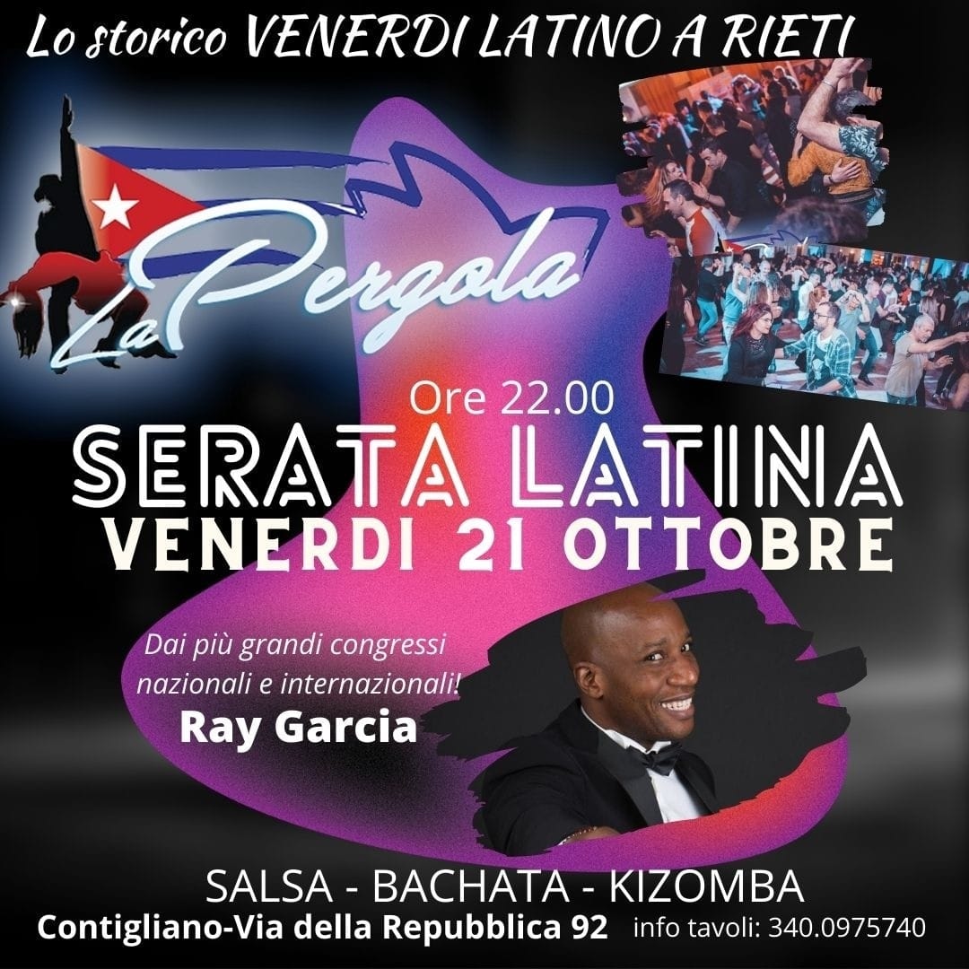 VENERDI LATINO RIETI LA PERGOLA