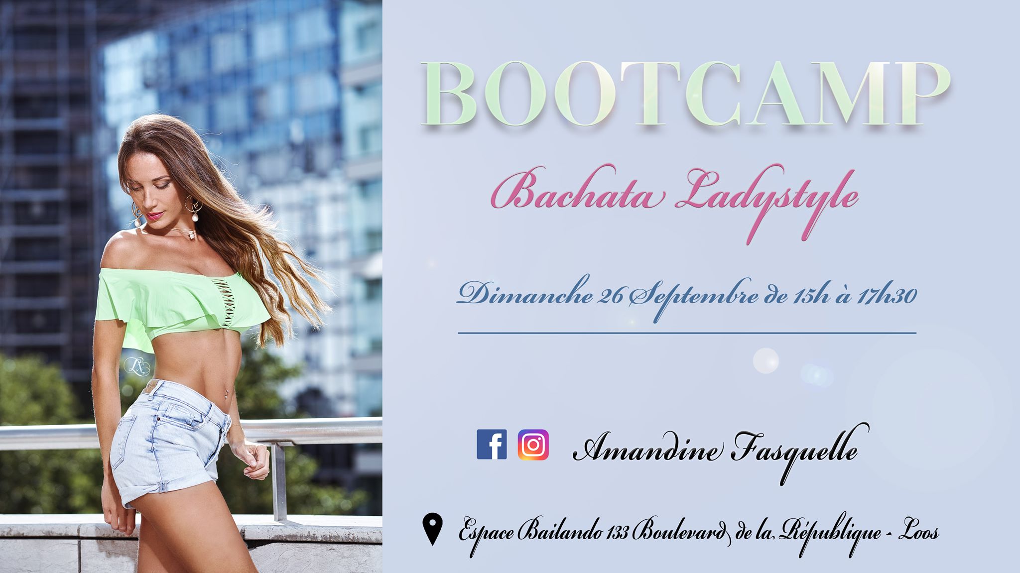 Bachata Ladystyle - Stage avec Amandine Fasquelle