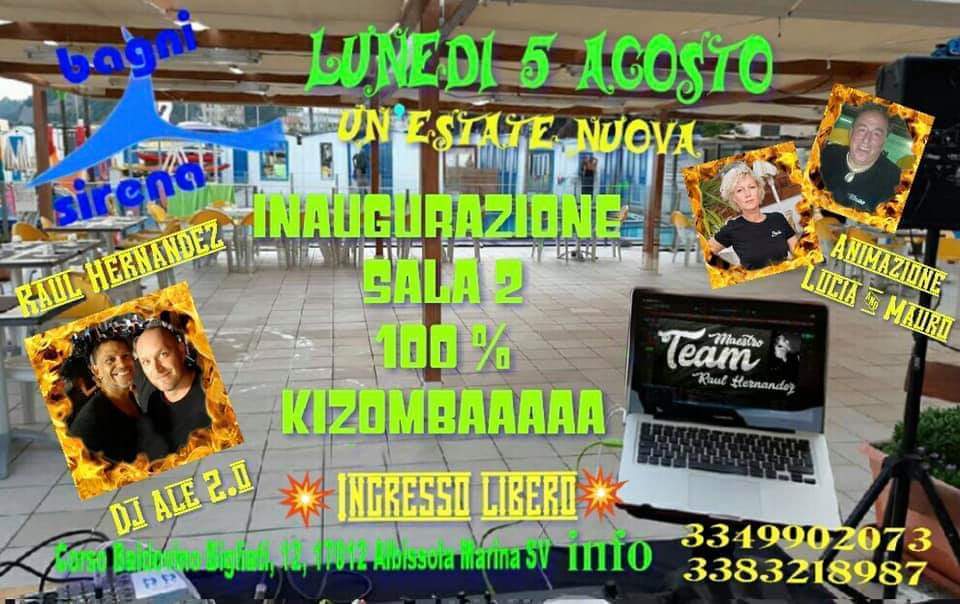 UN'ESTATE NUOVA - Inaugurazione Sala 2 100% Kiz