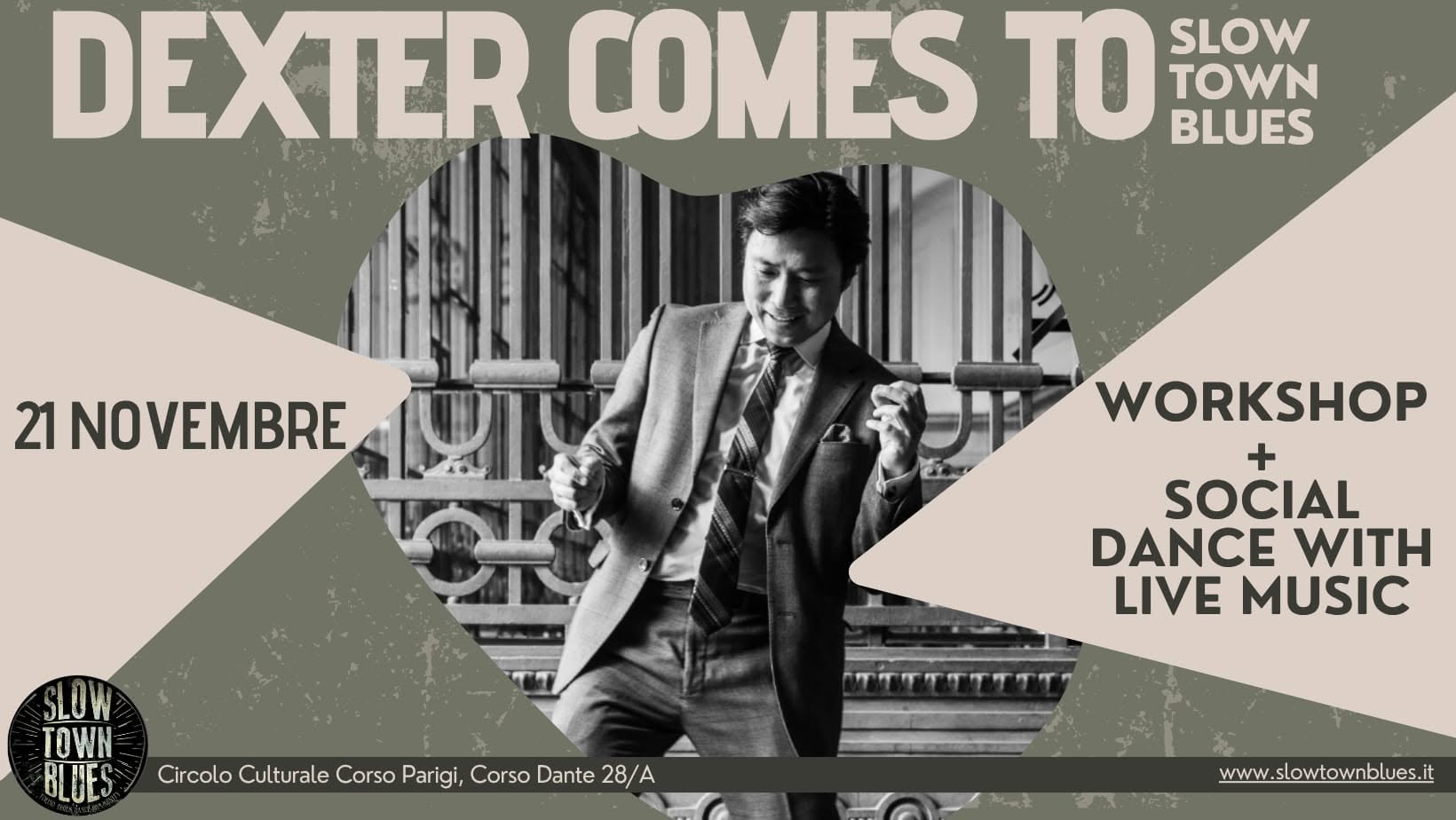 Blues Dance Workshop con Dexter Santos