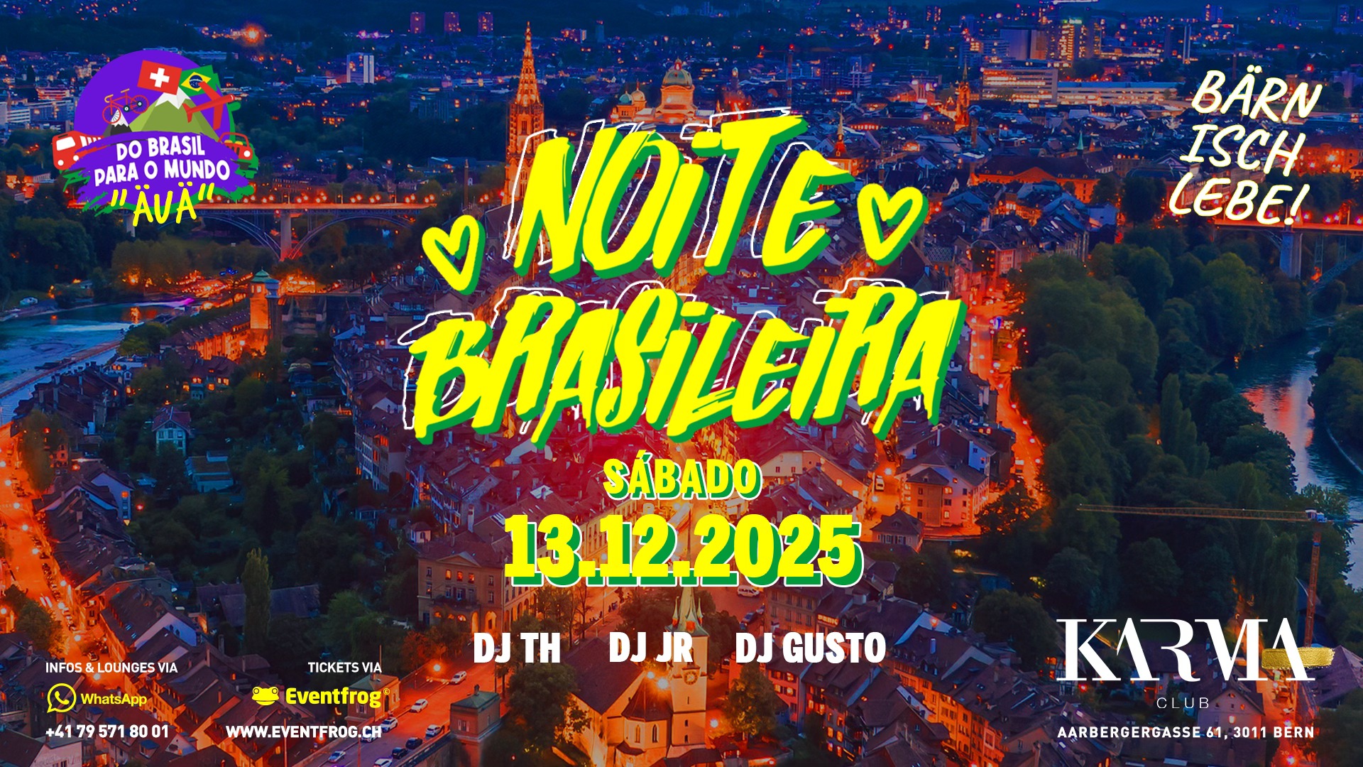 NOITE BRASILEIRA ON TOUR - KARMA CLUB BERN