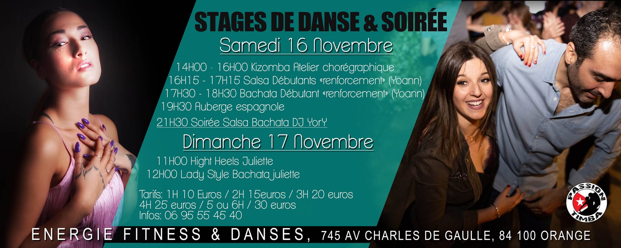 Stages de danses et soirées