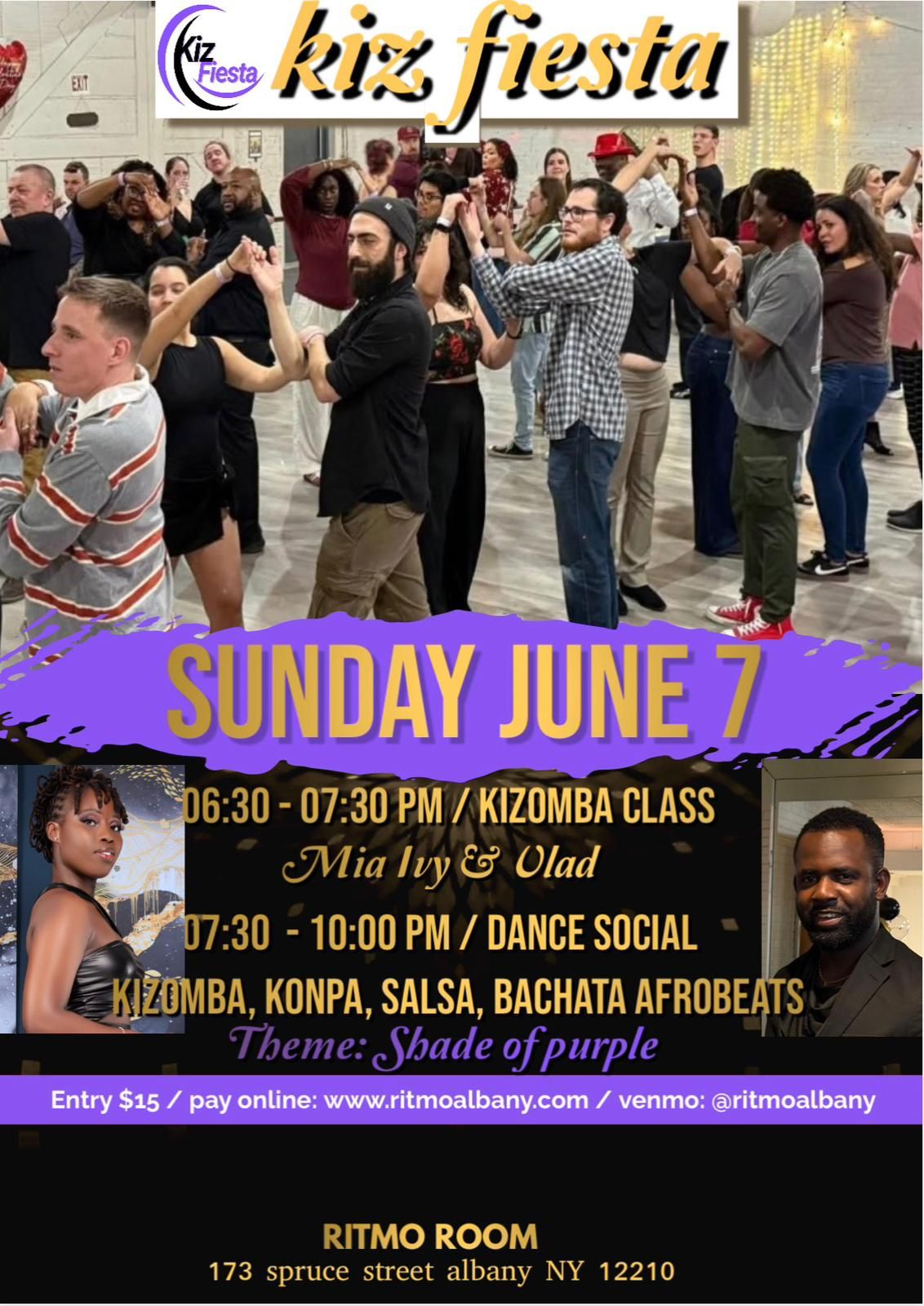 Kizomba (Kiz) Fiesta Sunday: Summer Vibes!