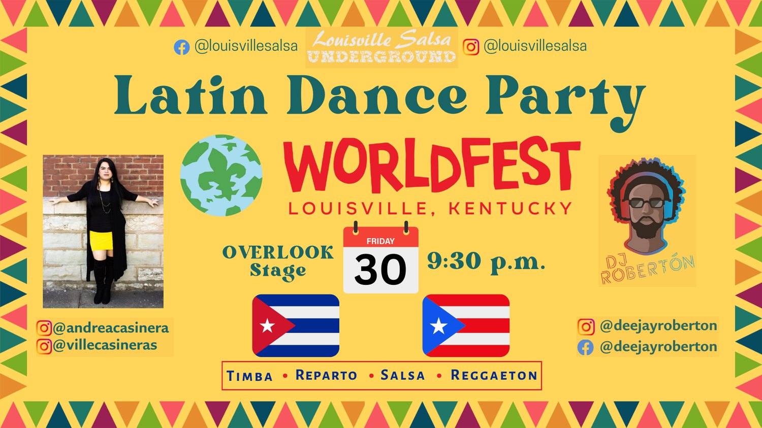 Latin Dance Party II at Worldfest! - Friday Night