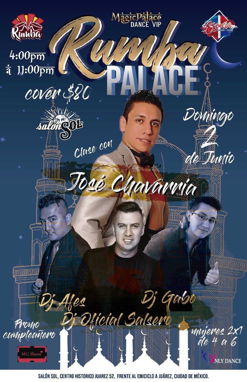 RUMBA Palace - Domingo 2 de Junio - 4 pm