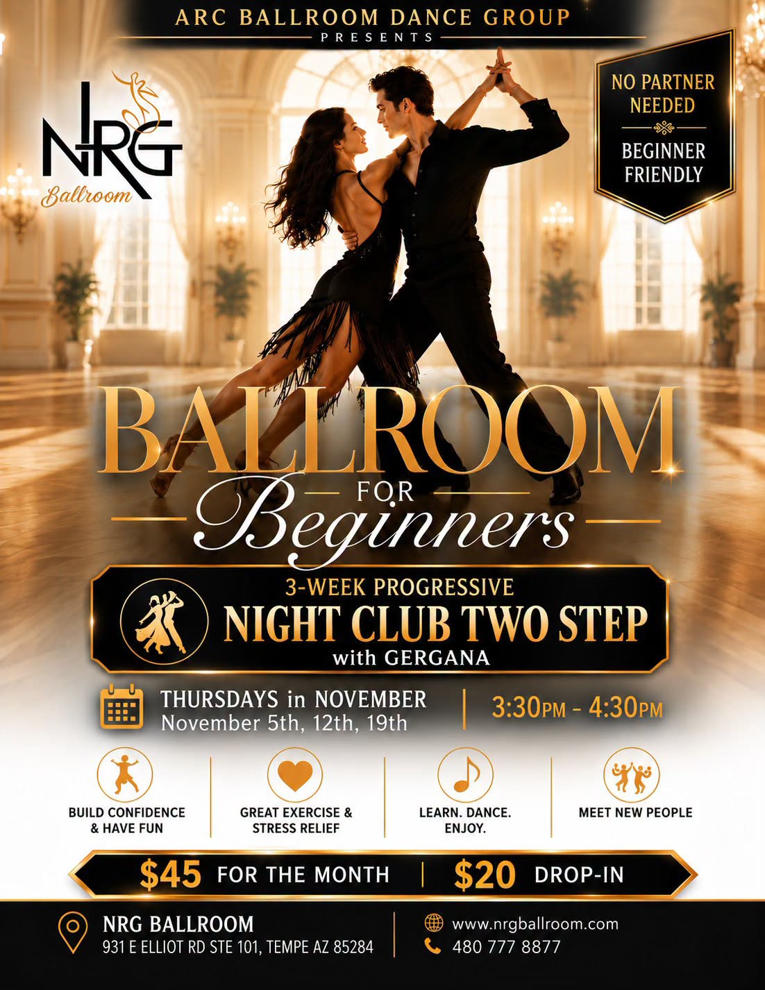 BALLROOM for BEGINNERS: Night Club Two Step
