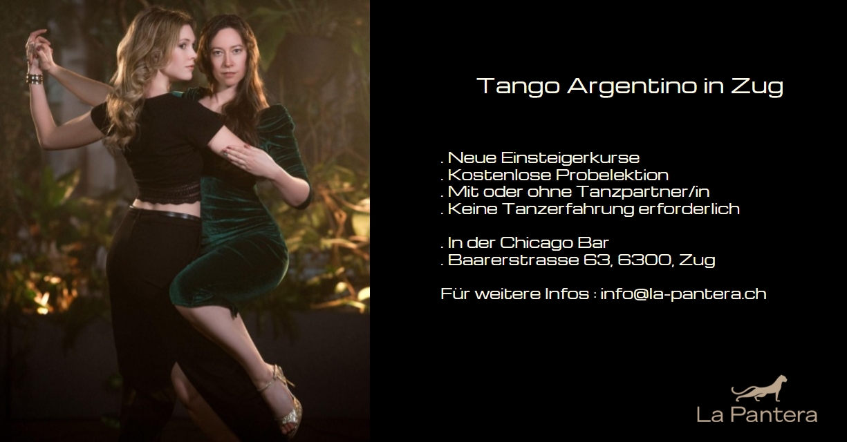 Tango Argentino Einsteigerkurs in Zug - Kostenlose Probelektion!