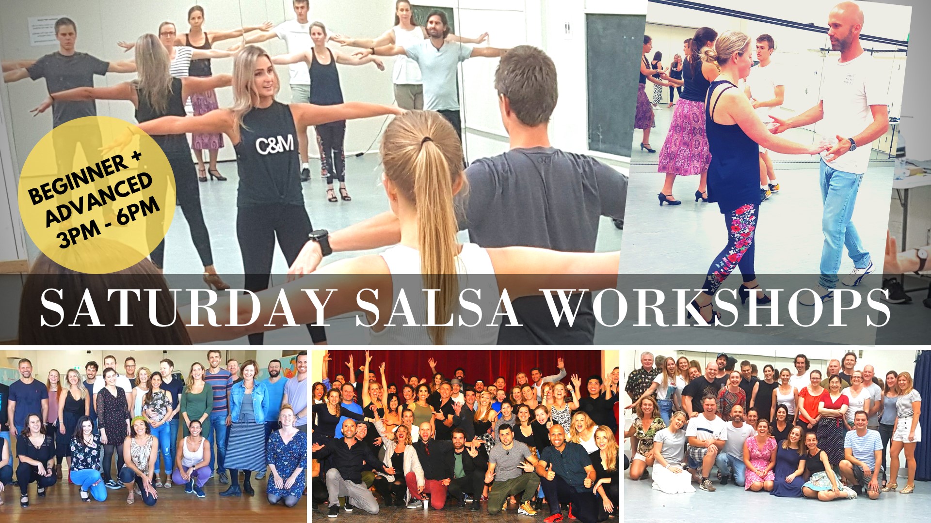 Saturday Salsa Workshops: Beginners - Advanced