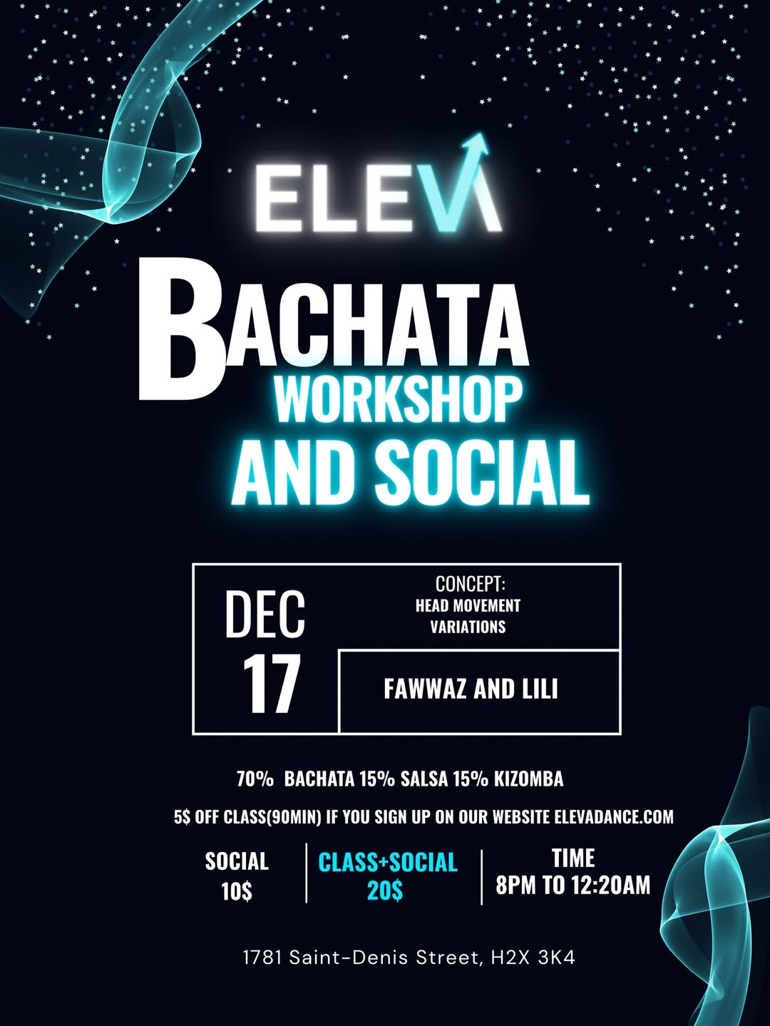ELEVA x RITMO - Latin Dance Party (Workshop: Head Movement Variations)