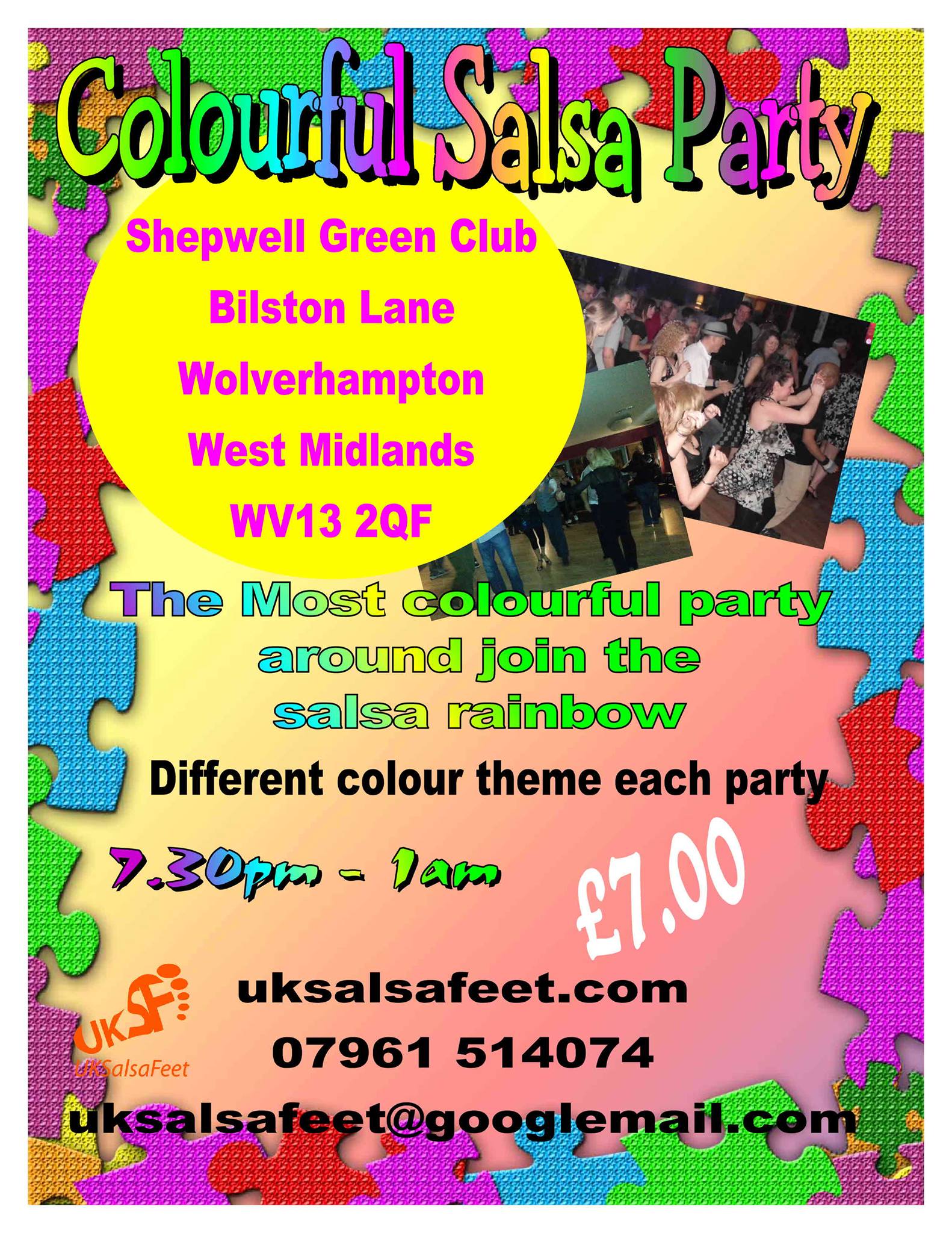 Colourful Salsa Party (0range) with Dave Emanuel