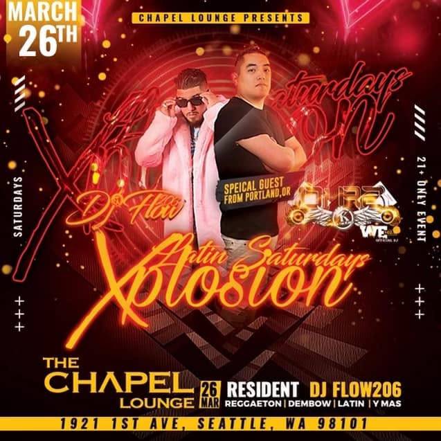 Xplosion Latin Saturday's 21+