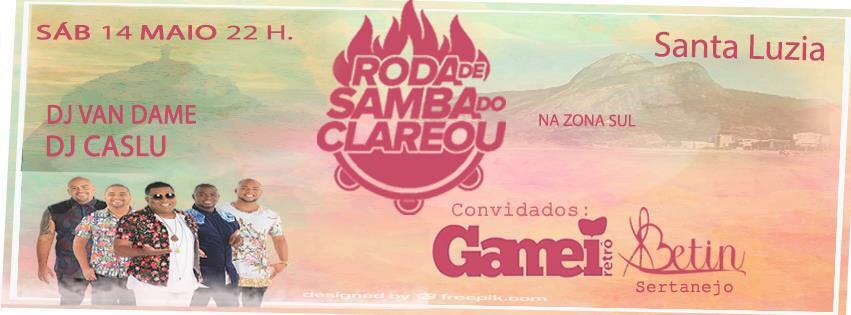 Roda de Samba do Clareou É Hoje Gamei Retrô Santa Luzia