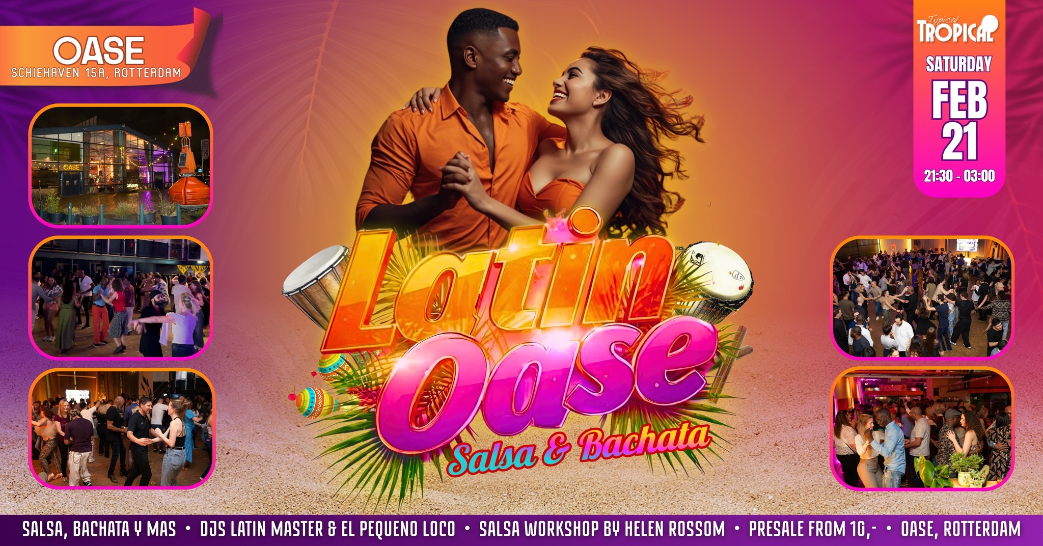 ๐๐ฎ๐๐ถ๐ป ๐ข๐๐ฆ๐ ๐ฅ๐ผ๐๐๐ฒ๐ฟ๐ฑ๐ฎ๐บ The Best of Salsa & Bachata โข Sat, February 21 ๐ด