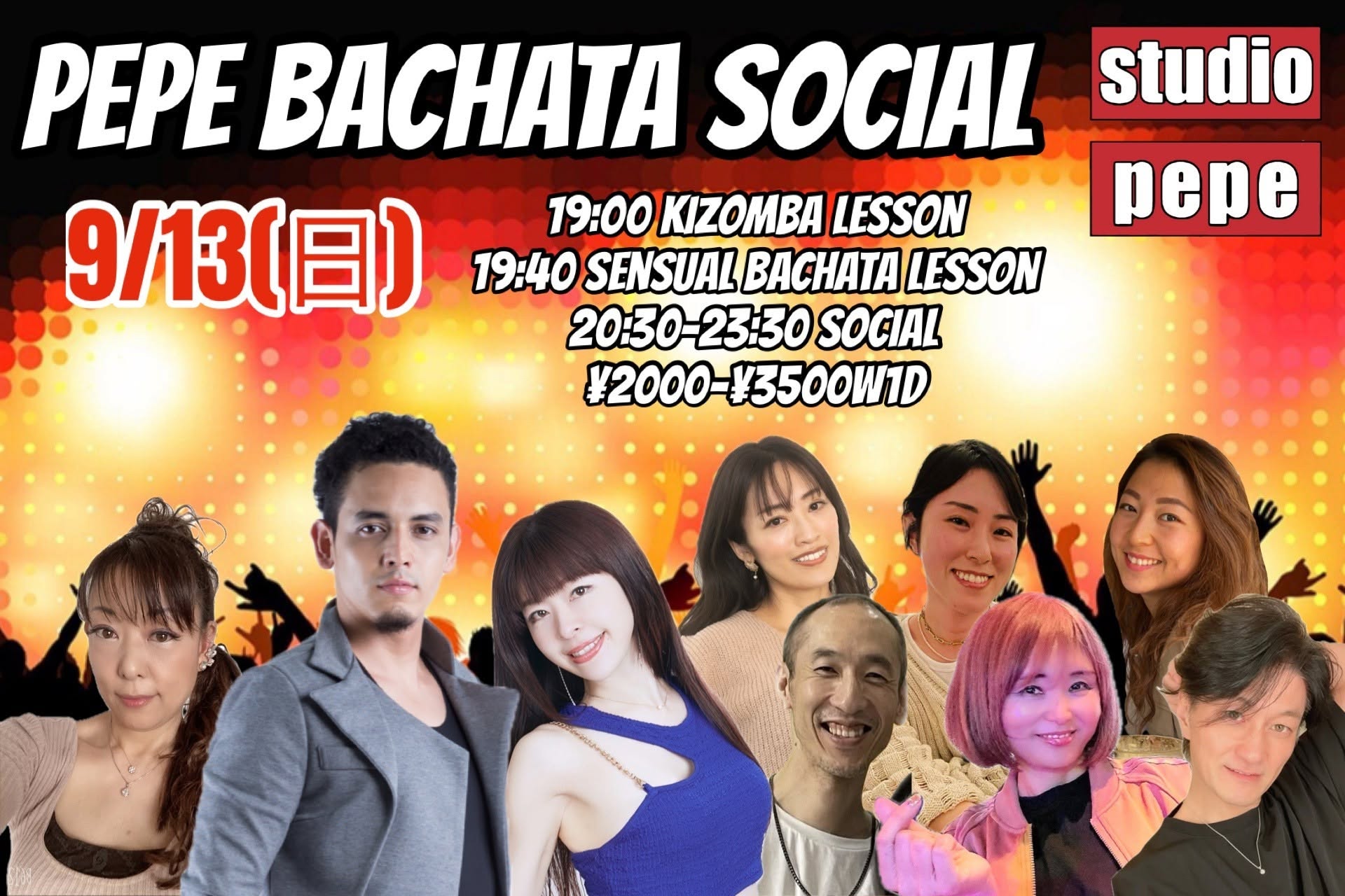 9 13(日) PEPE BACHATA SOCIAL