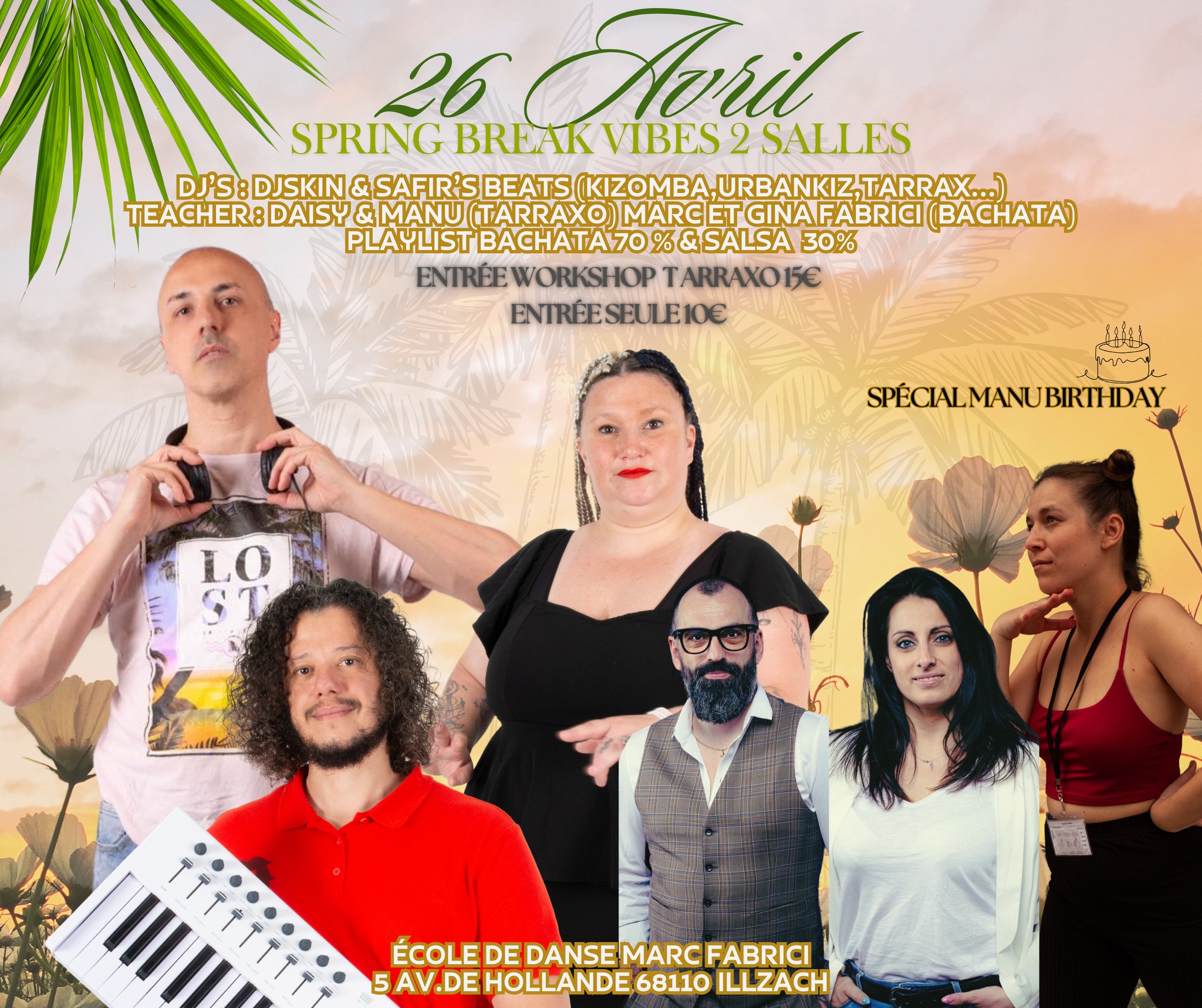 ✨ 🌸 SPRING BREAK VIBES KIZMANIE EVENT 🌸 2 SALLES