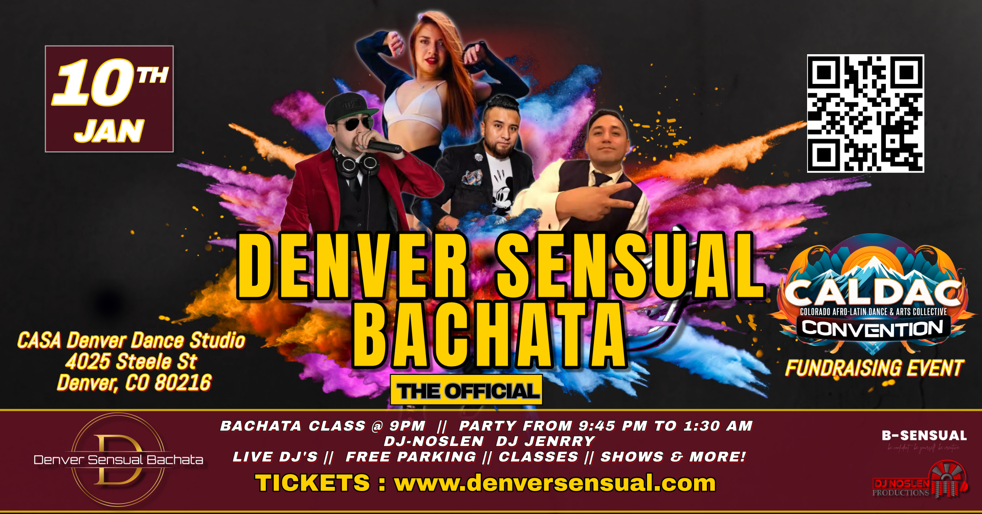 DENVER SENSUAL BACHATA PARTY -JAN 1OTH