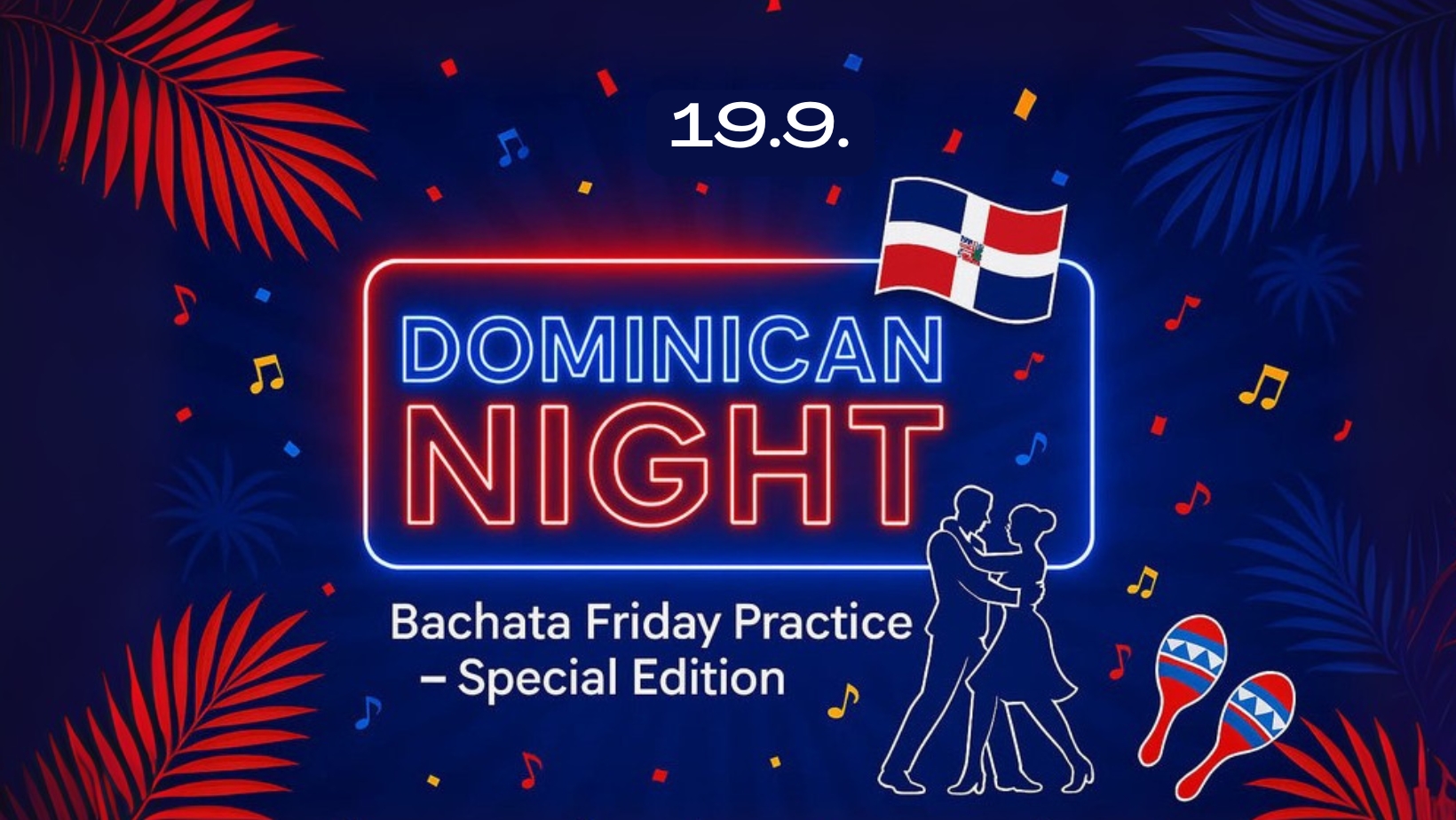 Bachata Friday: Dominican Night mit Workshop 🇩🇴 & Schnupperkurs