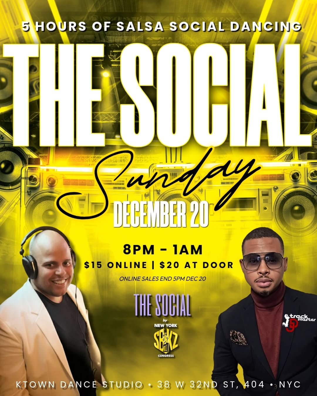 The Social by New York SBKZ Congress at KTown Sunday, Dec 20