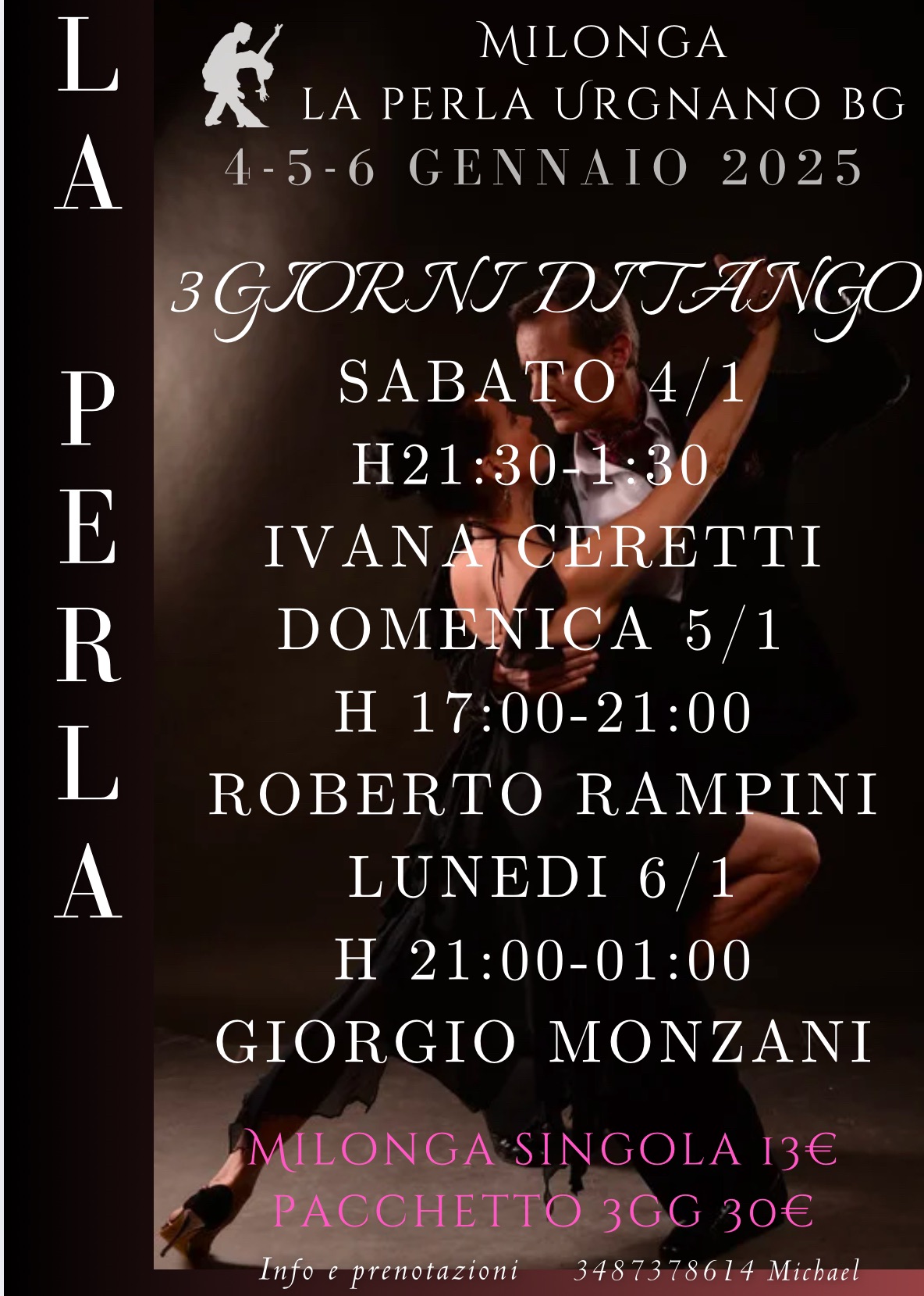 3 sere di tango alla perla