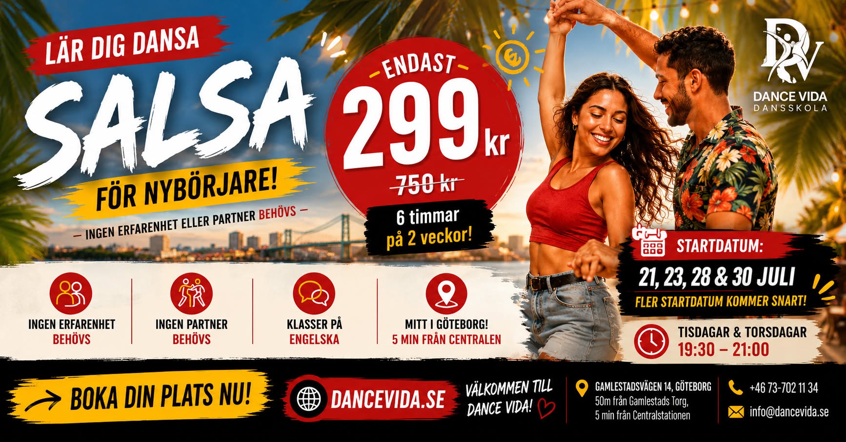 New Salsa Beginners Promotion 6 hours!
