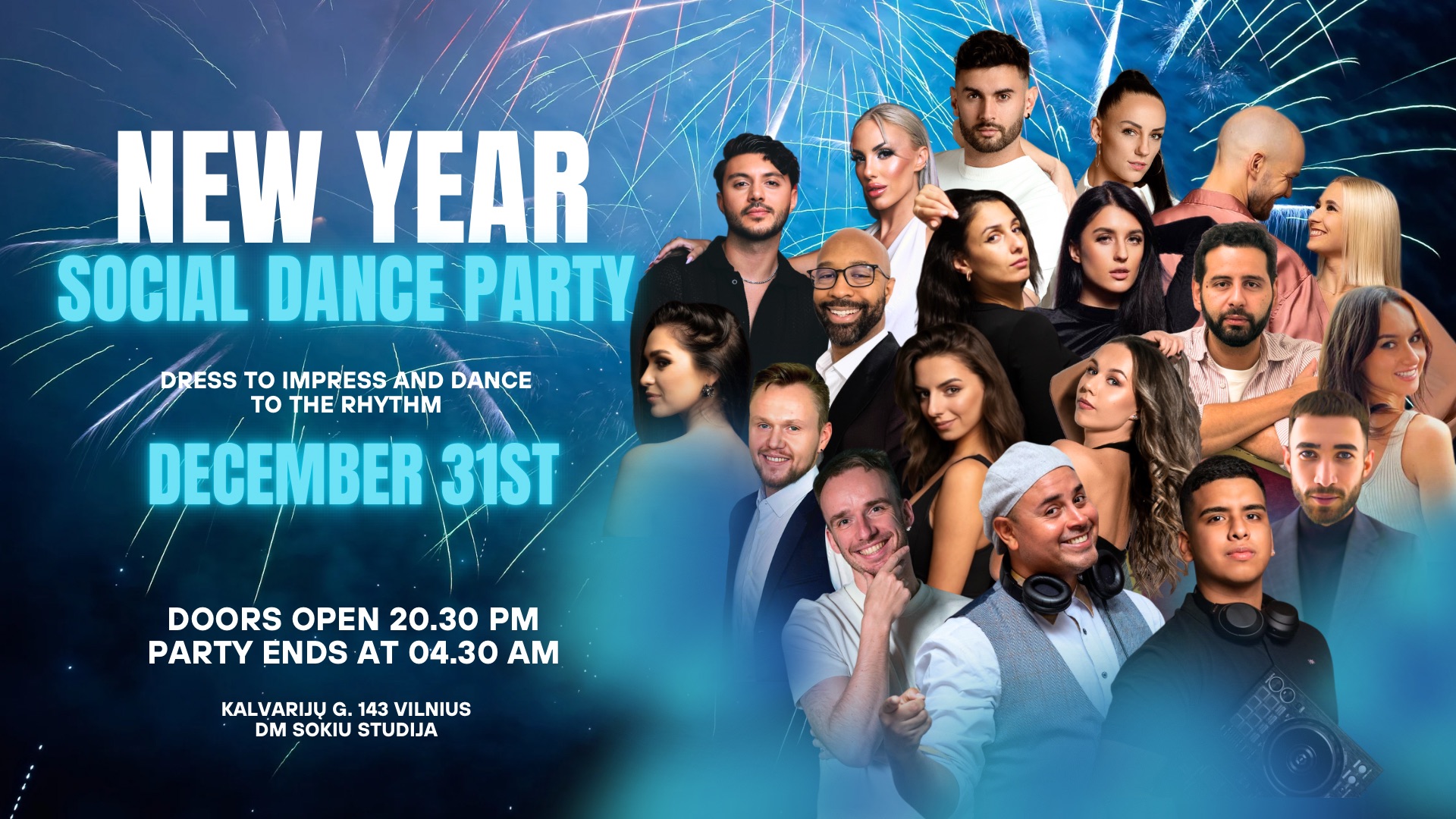 New Year Eve Social Dance Party Vilnius