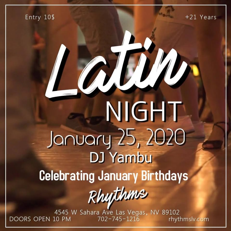 Latin Night Celebrating January Birthdays