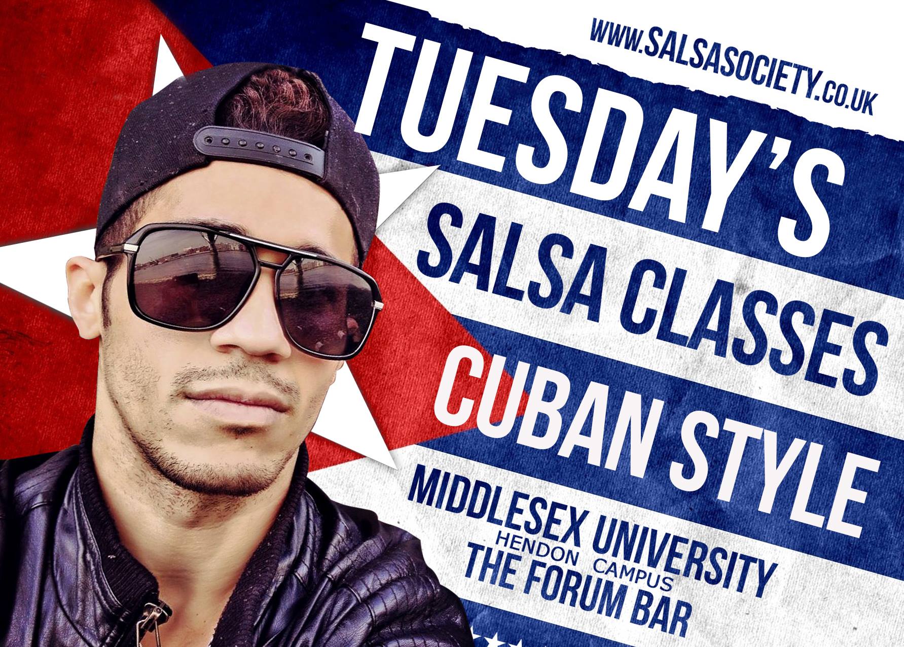 ETIAN ANTUCHE TEACHING @ MIDDLESEX SALSA SOCIETY BACK EVERY TUESDAY