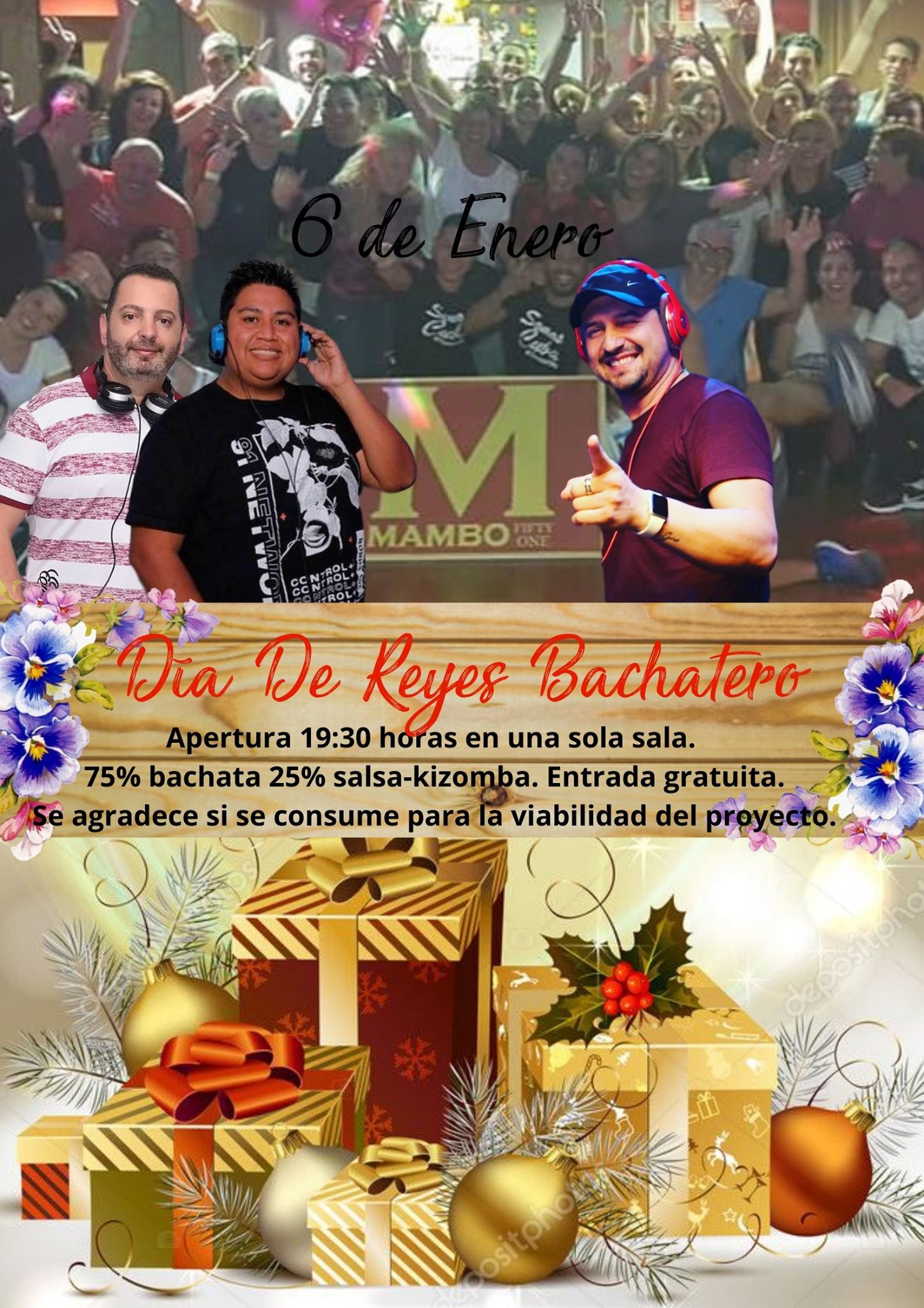 Día De Reyes Bachatero 6 Enero Entrada gratuita