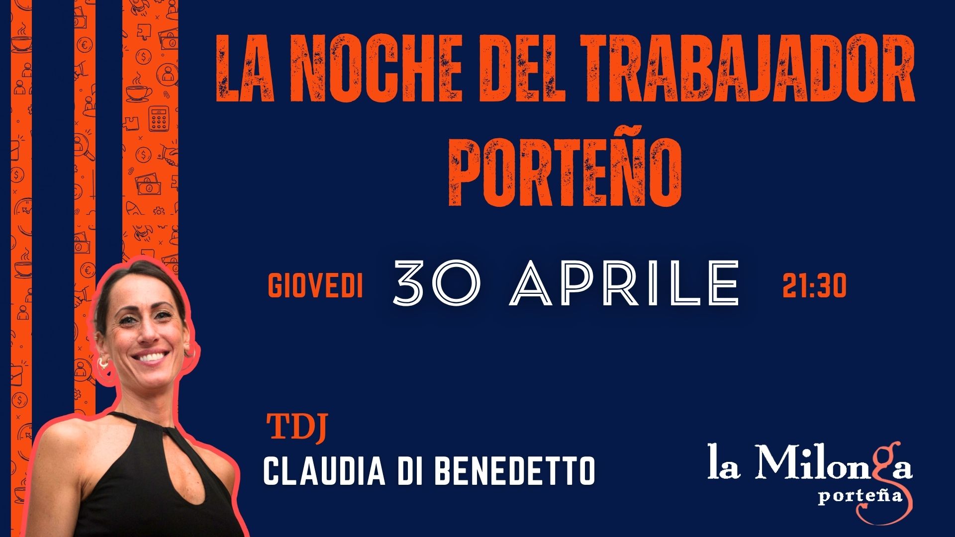 La Noche del Trabajador Porteรฑo - TDJ Claudia Di Benedetto