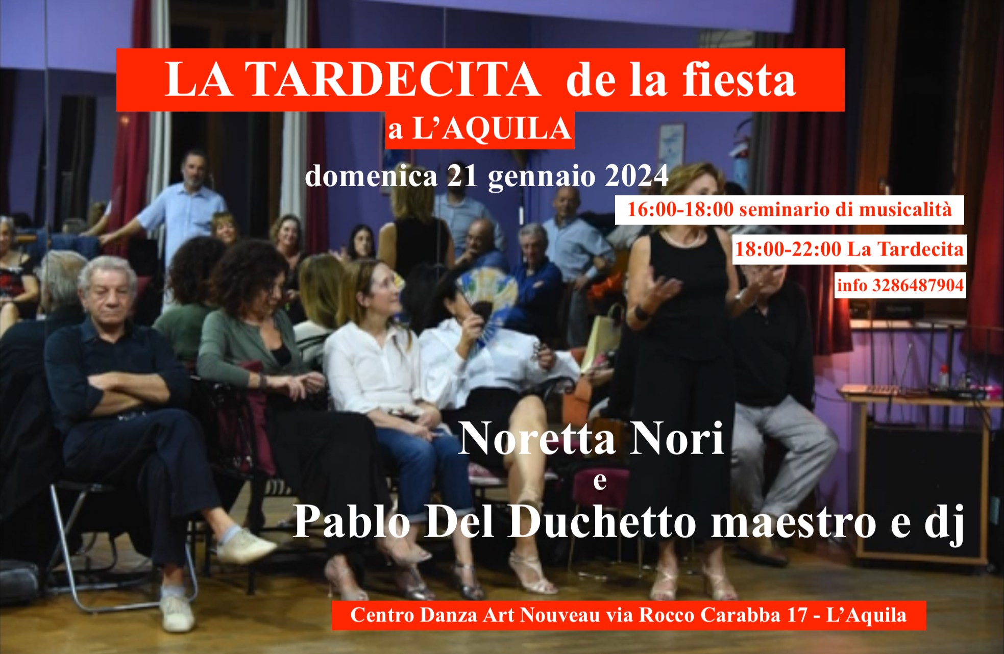La Tardecita de la fiesta a l'Aquila