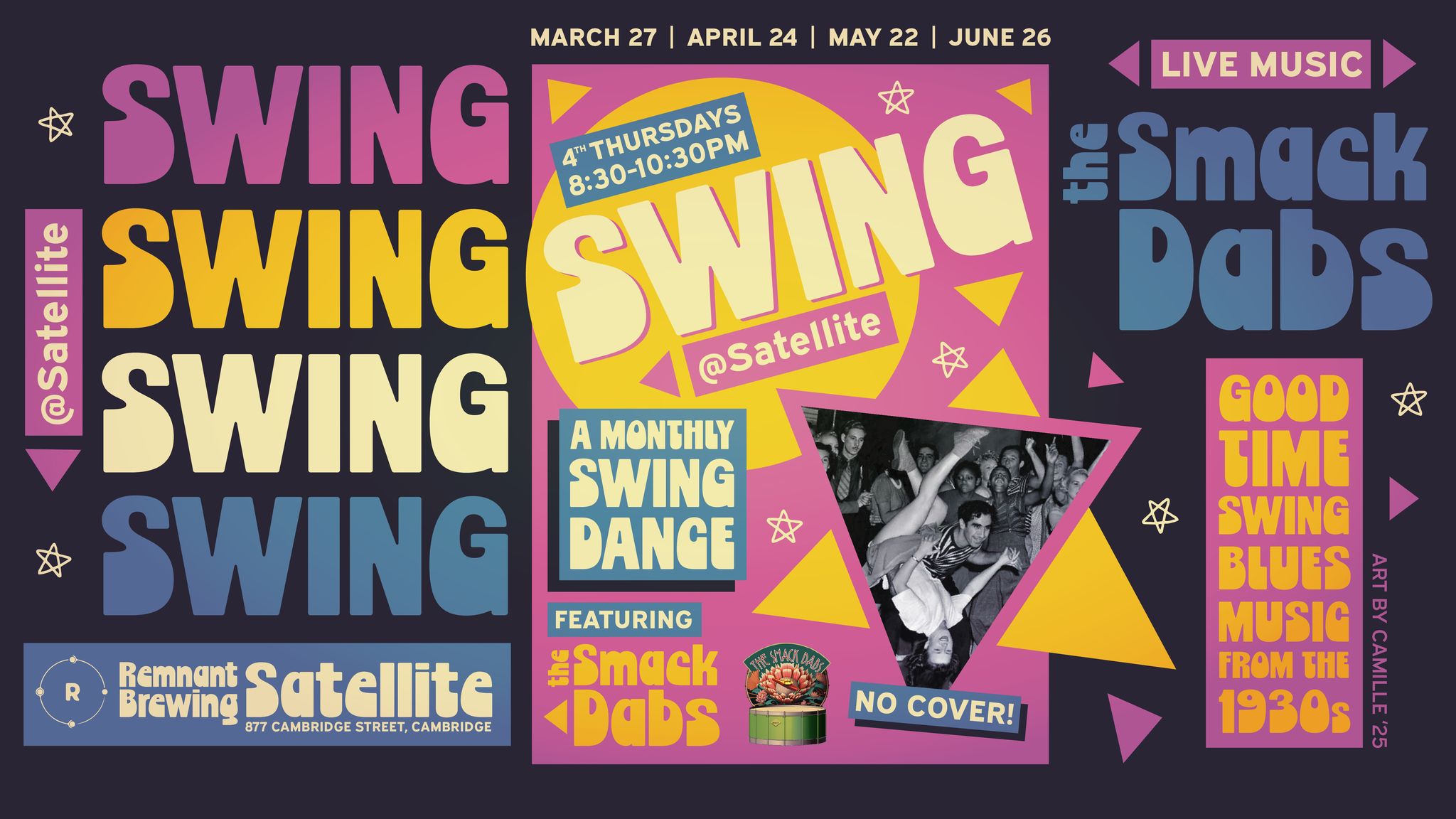 Swing @ Satellite w The Smack Dabs!