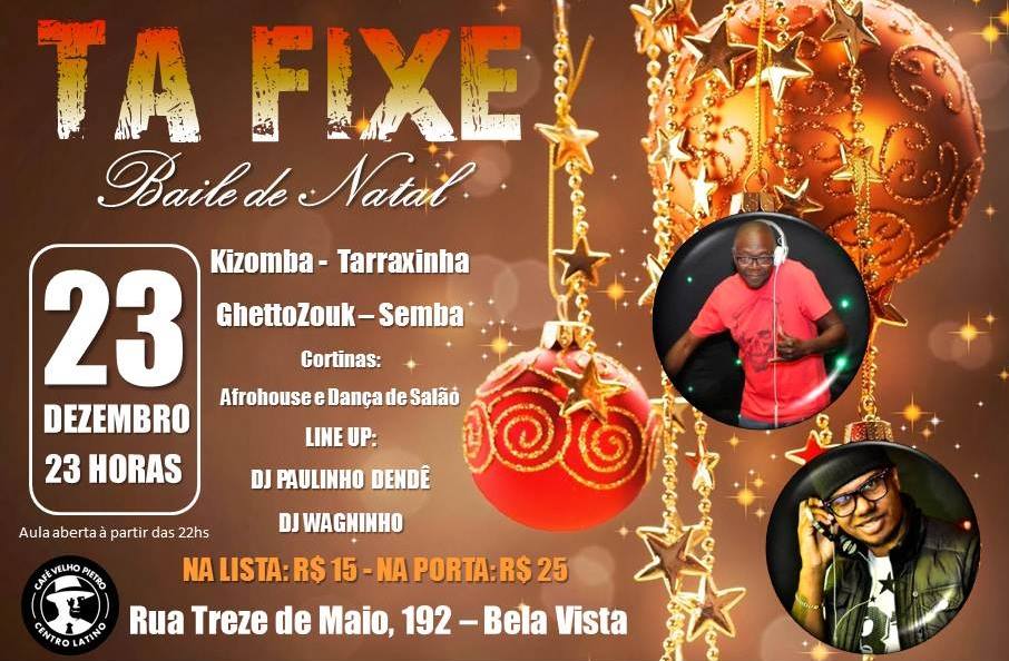 TÁ FIXE - Baile de Natal no Café Velho Pietro!