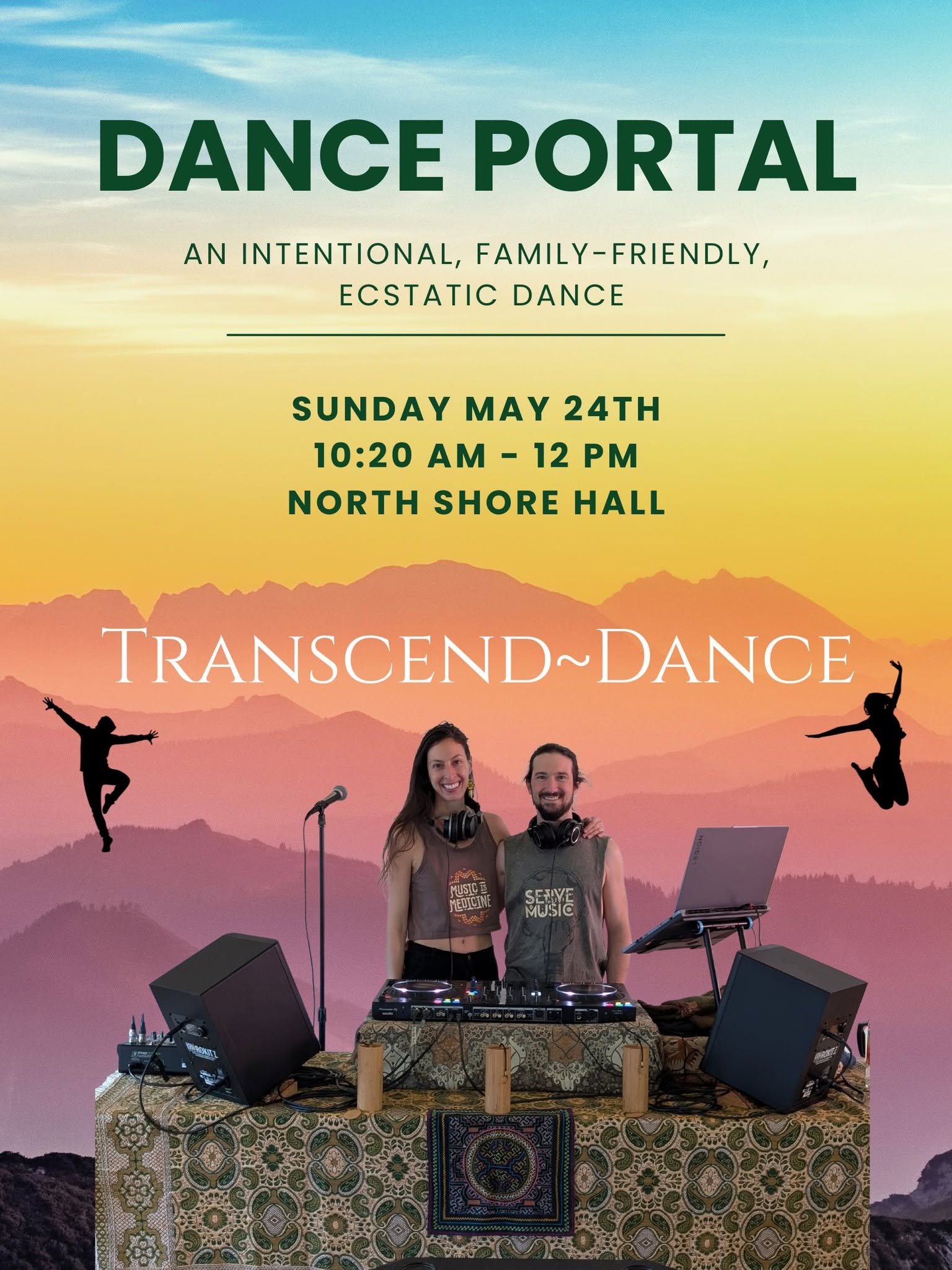 Dance Portal - Sunday Morning Ecstatic Dance ft. Transcend~Dance DJ Duo
