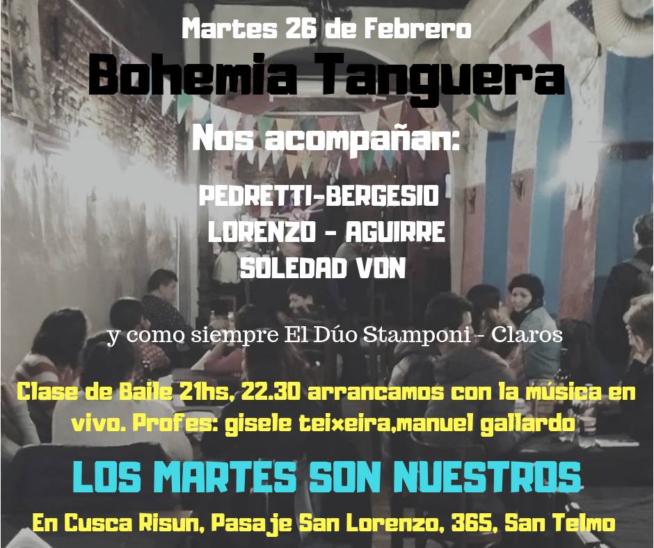 Bohemia Tanguera Verano 2019 ATR