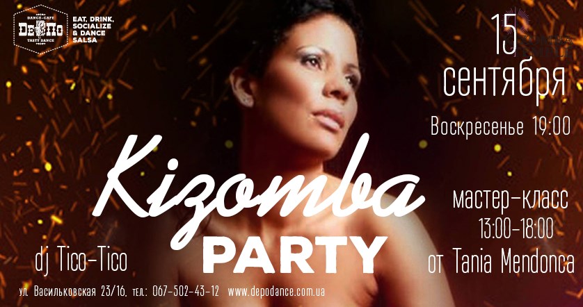 Kizomba party in DePo dance cafe!