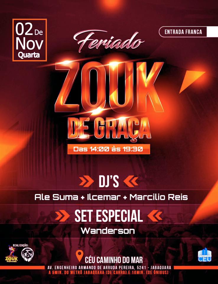 ZOUK DE GRAÇA CEU CAMINHO DO MAR