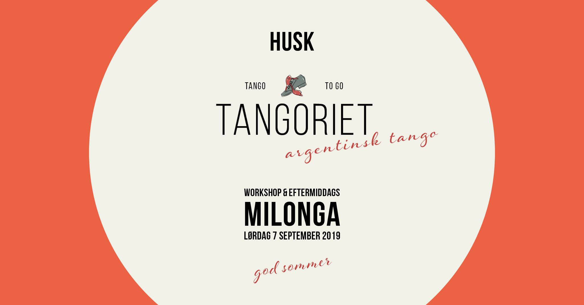 Workshop og Eftermiddagsmilonga