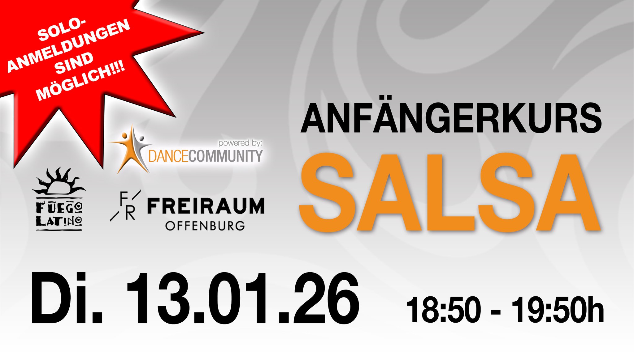 Salsa-Anfängerkurs in Offenburg