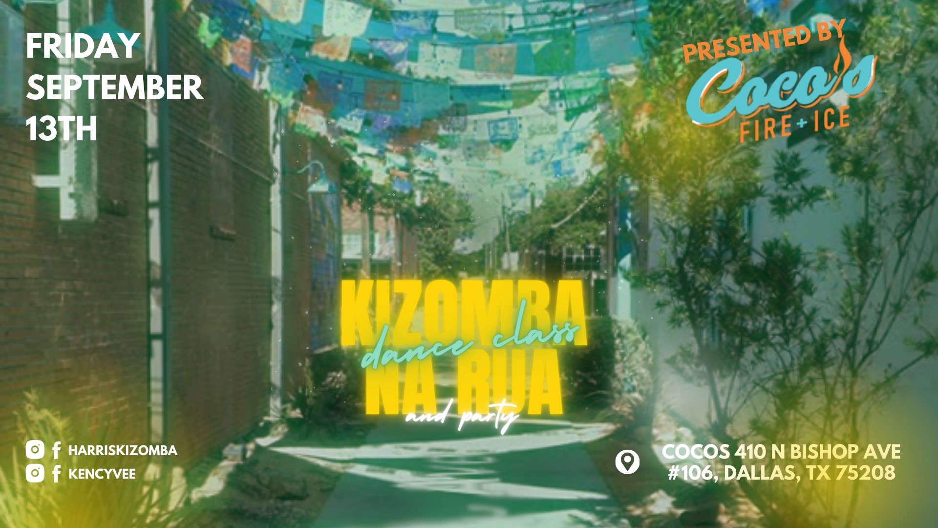 Kizomba na Rua! Presented by Cocos Fire and Ice