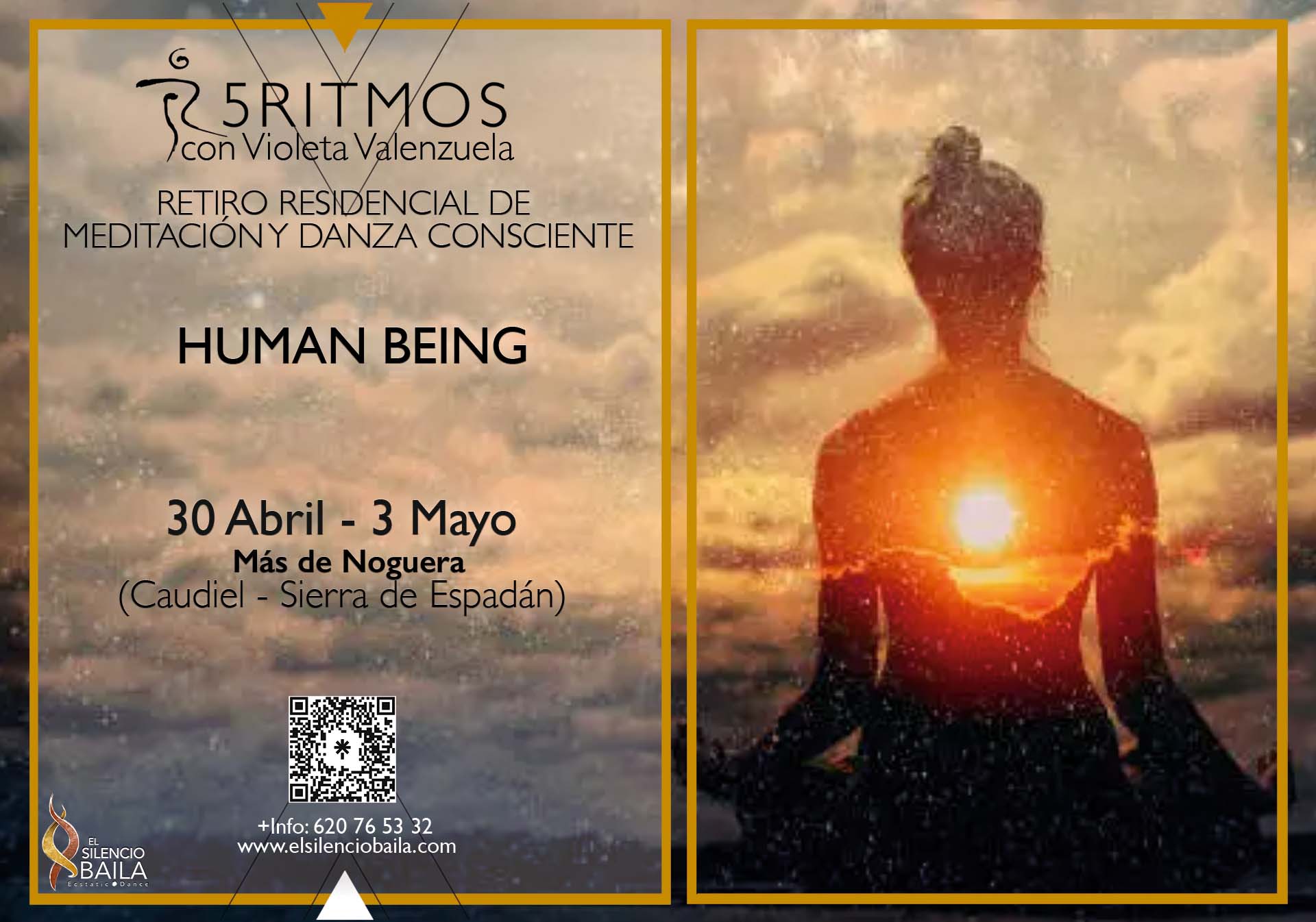 HUMAN BEING - Retiro de danza 5Ritmos