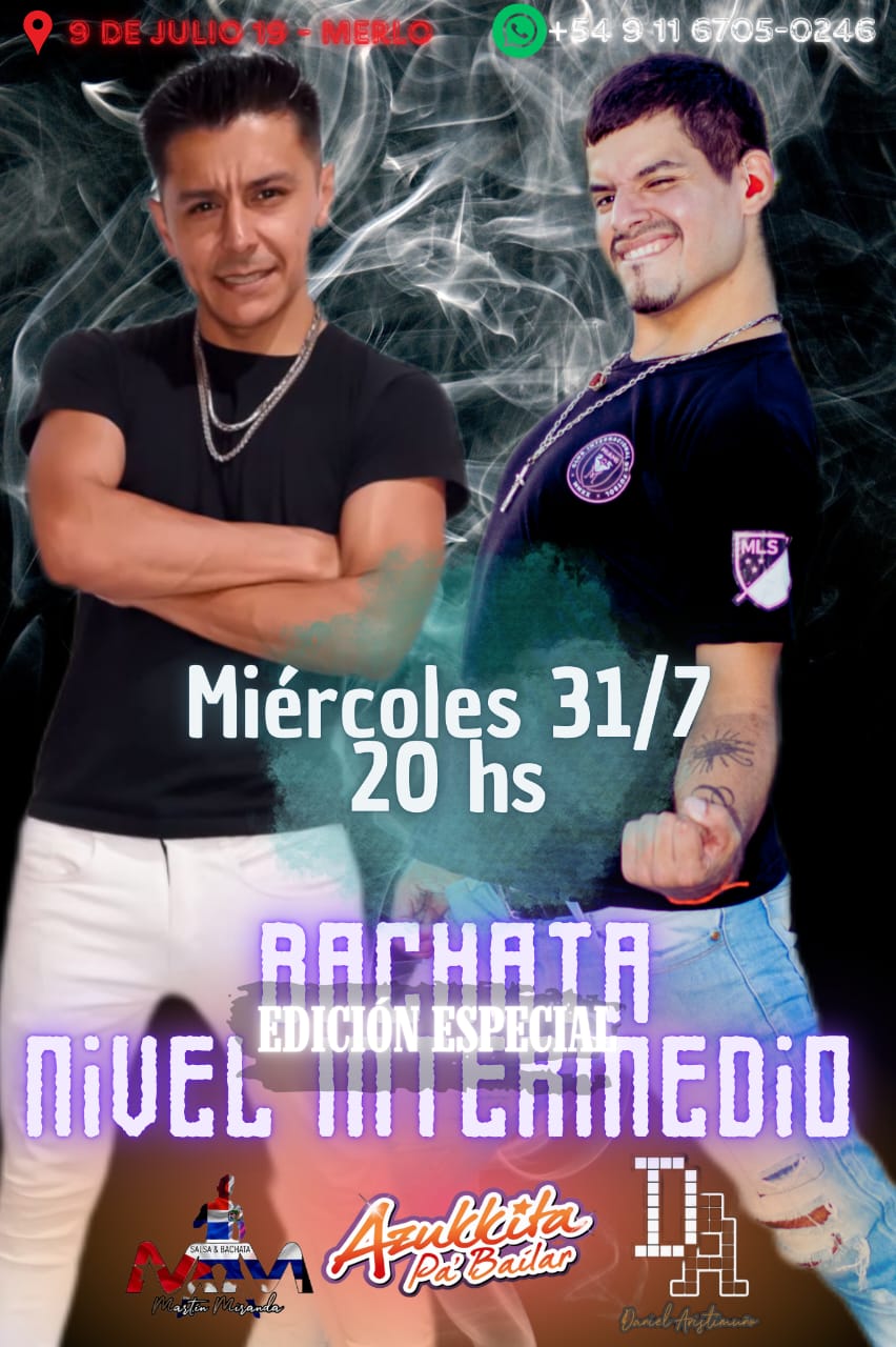 Clase Especial + Practica Social Bachata Intermedios