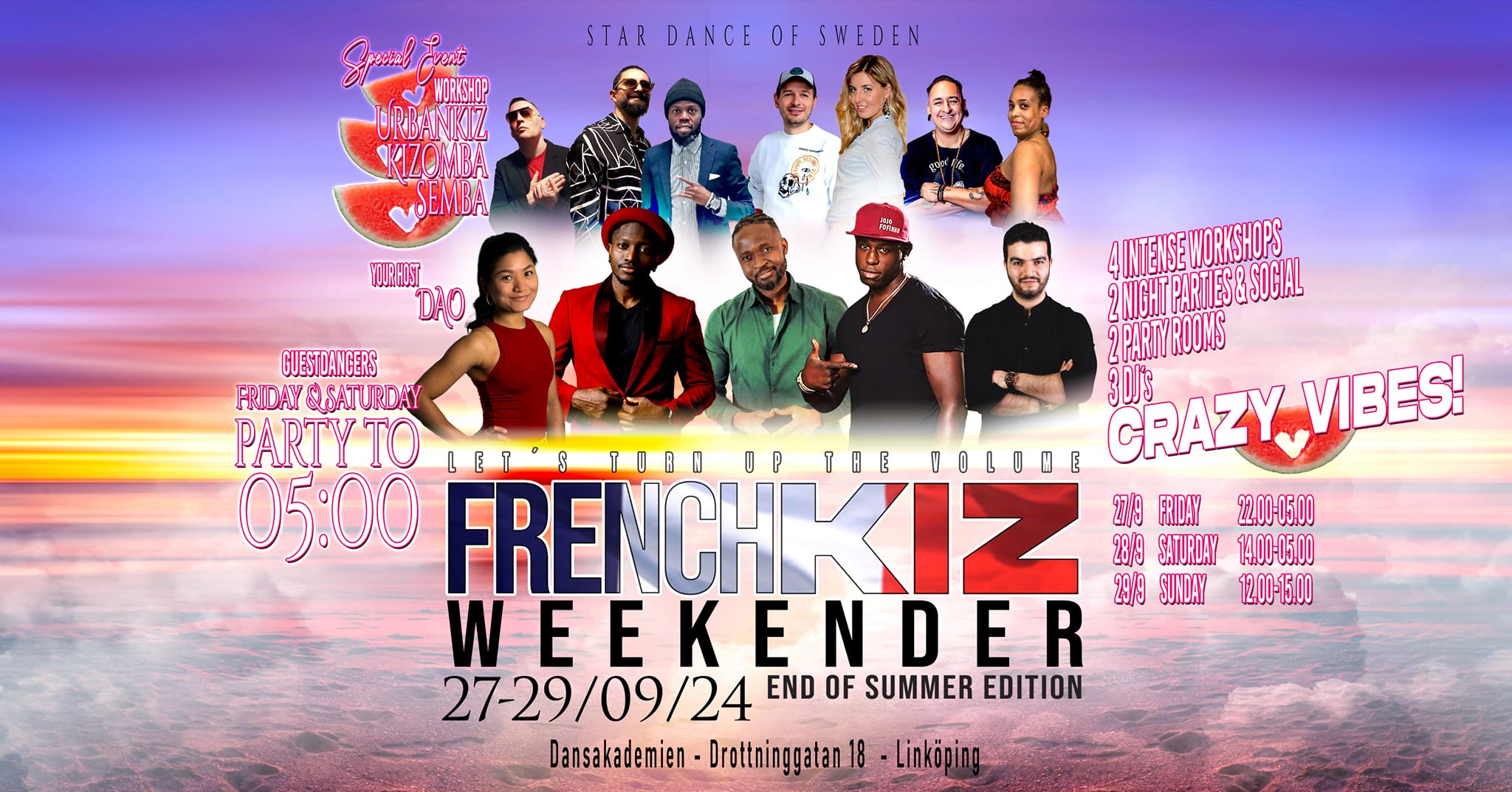 FRENCH KIZ WEEKENDER END OF SUMMER EDITION