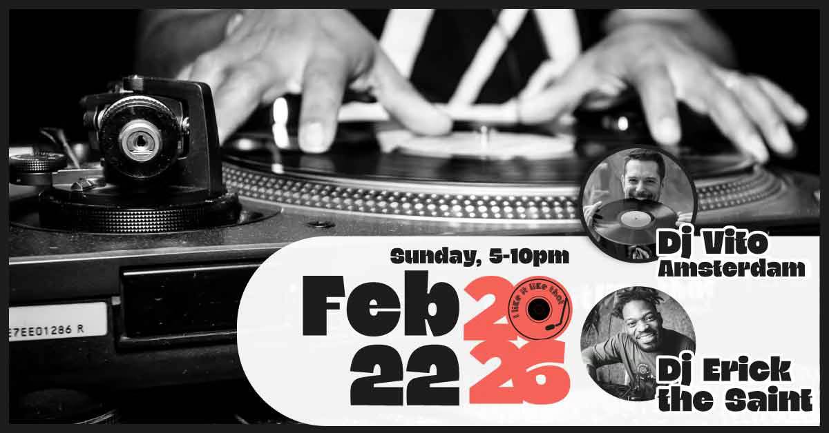 Vinyl Matinee with with Dj Vito Amsterdam + Erick